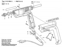 Bosch 0 603 264 042 PKP 15 E Glue Gun 240 V / GB Spare Parts PKP15E
